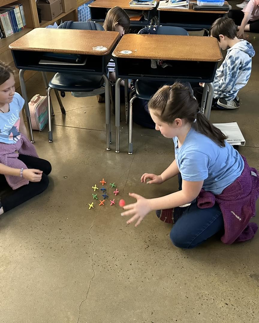  The game of jacks teaches science.